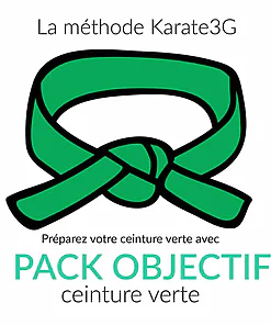 Online Karate lessons Green Belt OBJECTIVE PACK Karate3G™ video