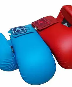 Blue or red ARAWAZA Karate gloves - WKF style