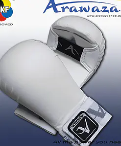 ARAWAZA Karate gloves - PU - white