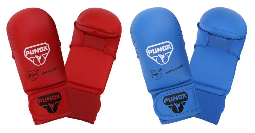PUNOK WKF Kumite Karate Gloves - Blue or red