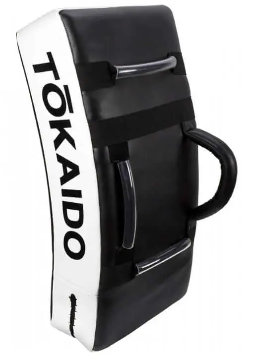 TOKAIDO Kick Shield Pro boxing/karate incurve leather pao - Image 2