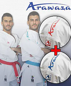 kimono-karate-arawaza-black-diamond-combo-set-red-and-blue-first-league-wkf
