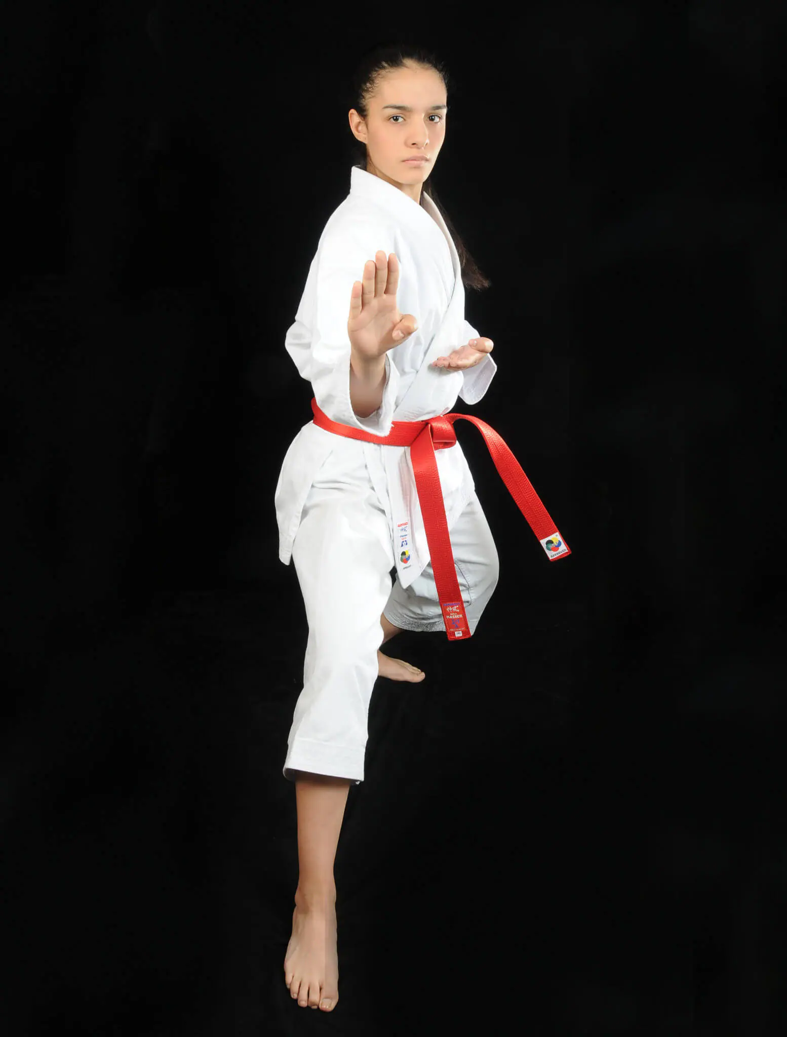 kimono-karate-gi-1st-kata-kamikaze-shuto-uke-kokutsu-dachi