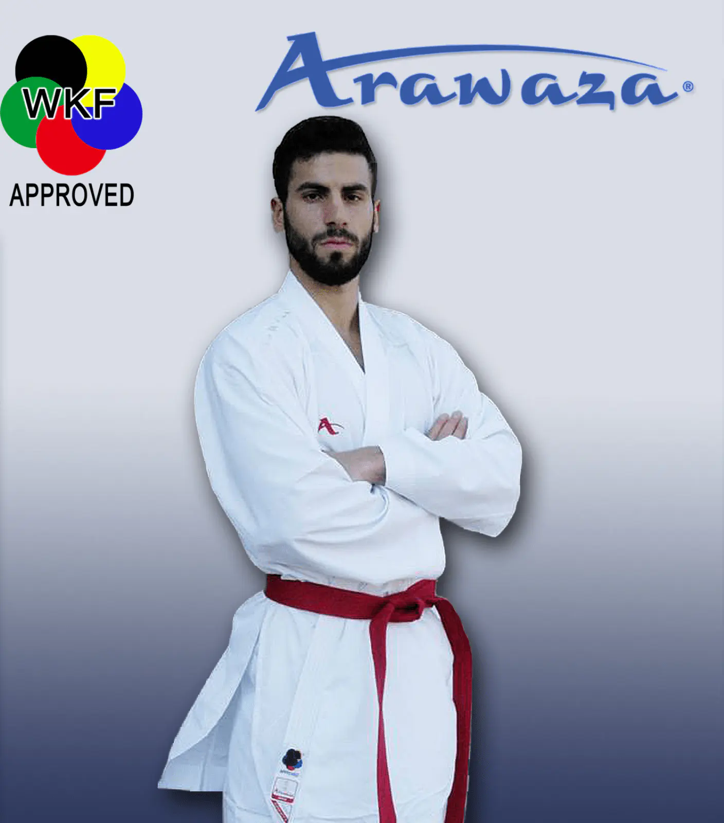 Kimono Karate Arawaza Onyx Zero Gravity - WKF 3 Kimono Karate Arawaza Onyx Zero Gravity WKF karategi