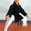 Karate-gi Kamikaze BASIC BLACK kimono jacket for Karate - Black
