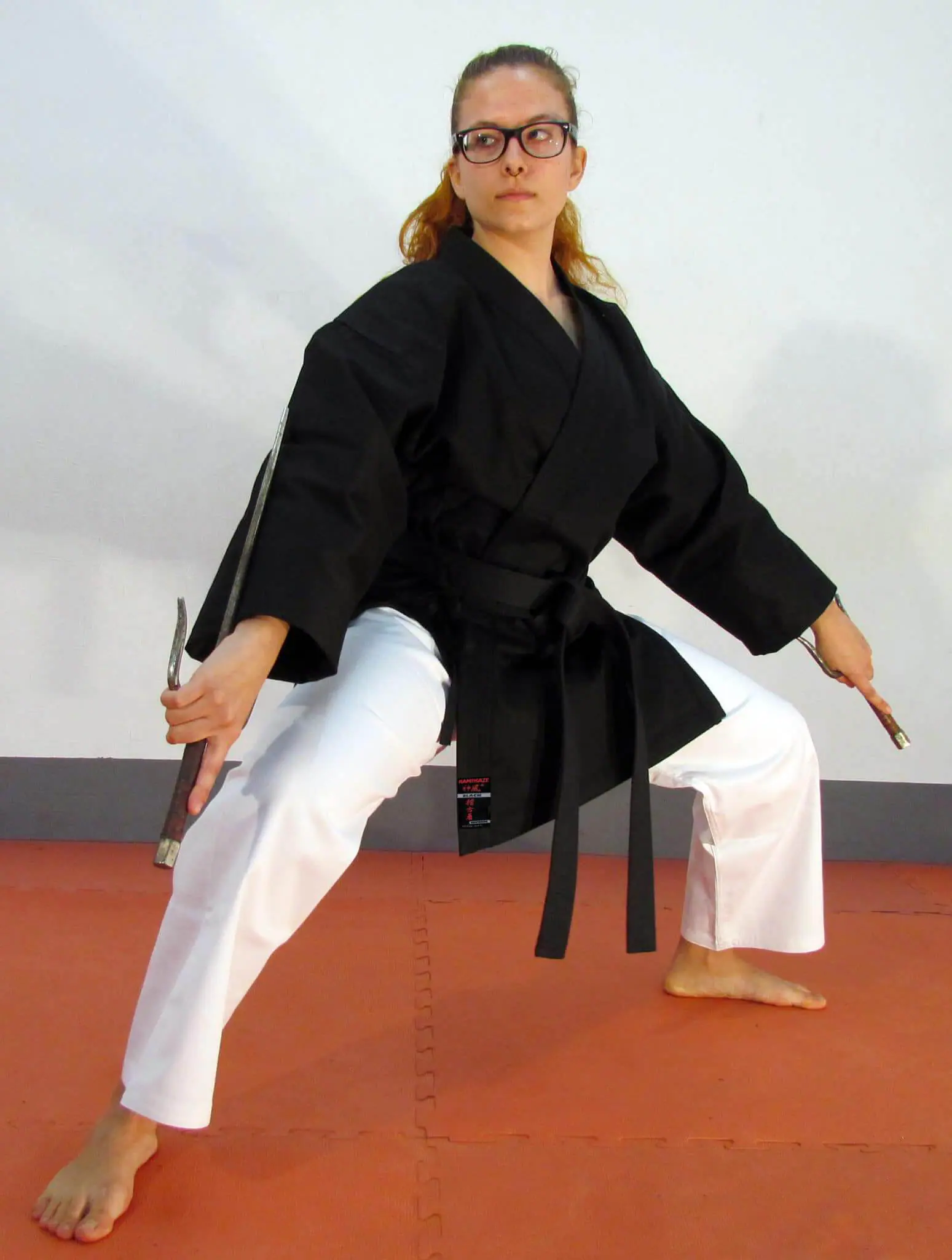 Karate-gi Kamikaze BASIC BLACK kimono jacket for Karate - Black
