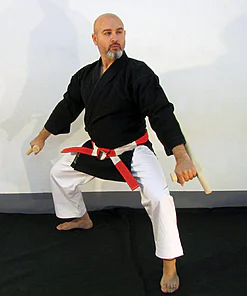 Kimono Kamikaze KOBUDO Black Jacket only-kokutsu-dachi-tonfa