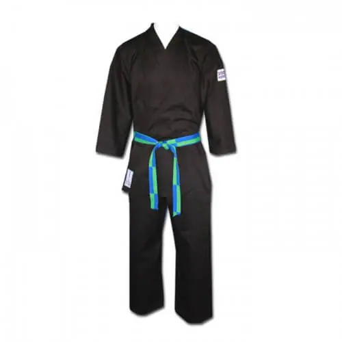 Black Karate-gi training kimono - Noris - Image 2