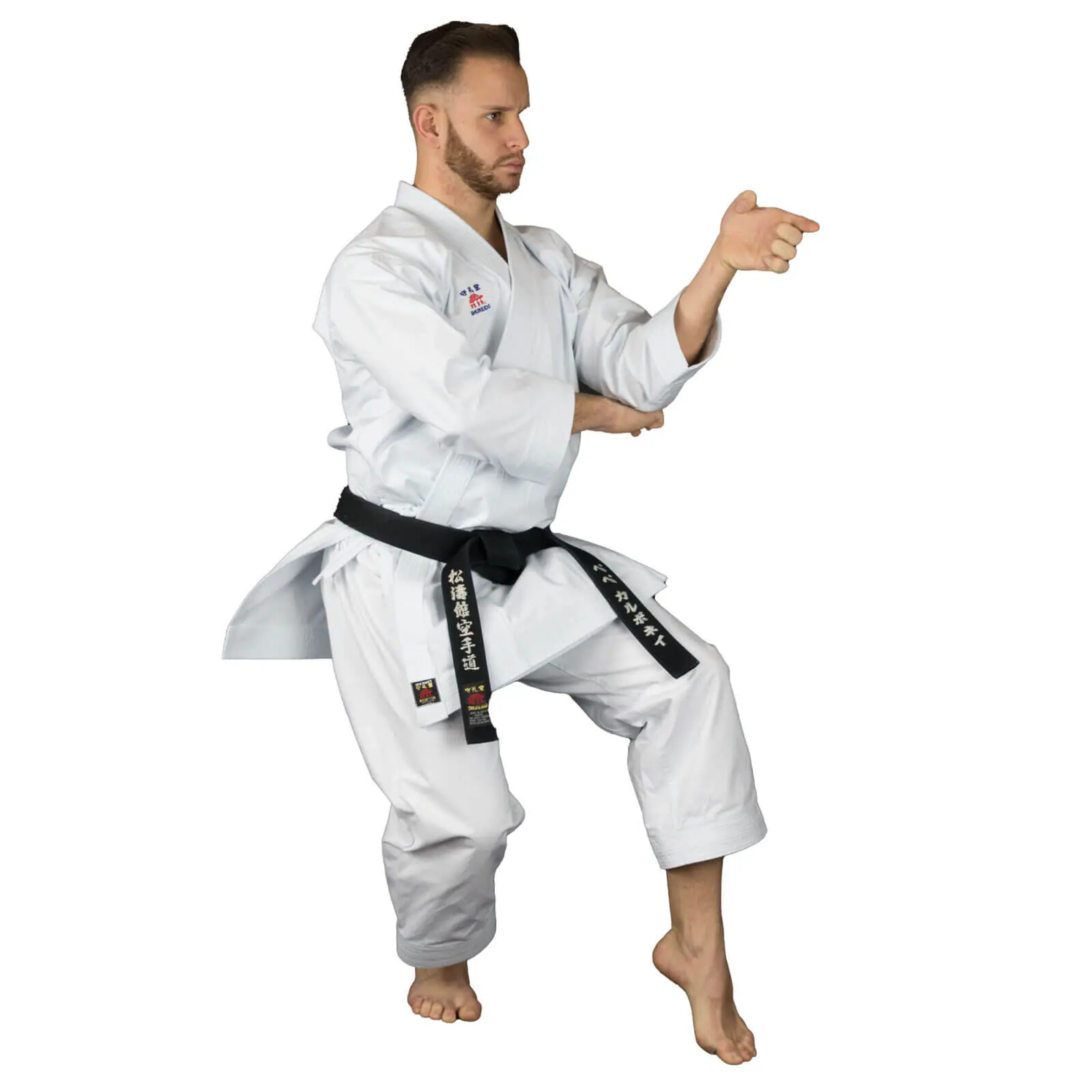 kimono-karate-gi-shureido-new-wave-3-wkf-kamae-neko-ashi-dashi