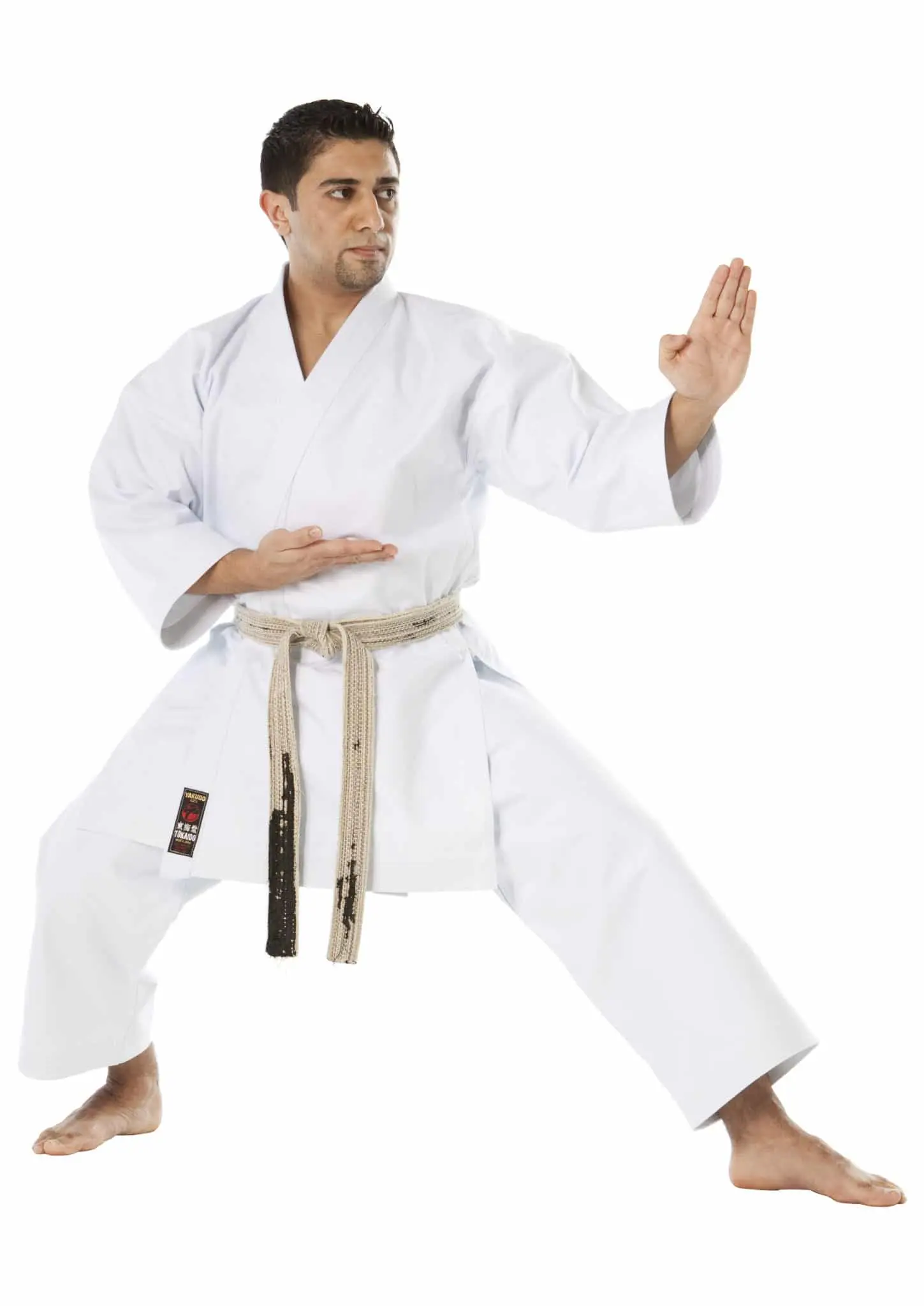 kimono-karate-gi-tokaido-tsa-yakudo-kata-aty--kokutsu-dashi-shuto-kamae