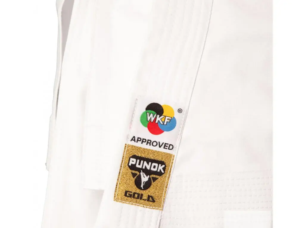 PUNOK WKF Competition Gold Kata Karate Kimono - 3-Piece Combo Set - Image 9