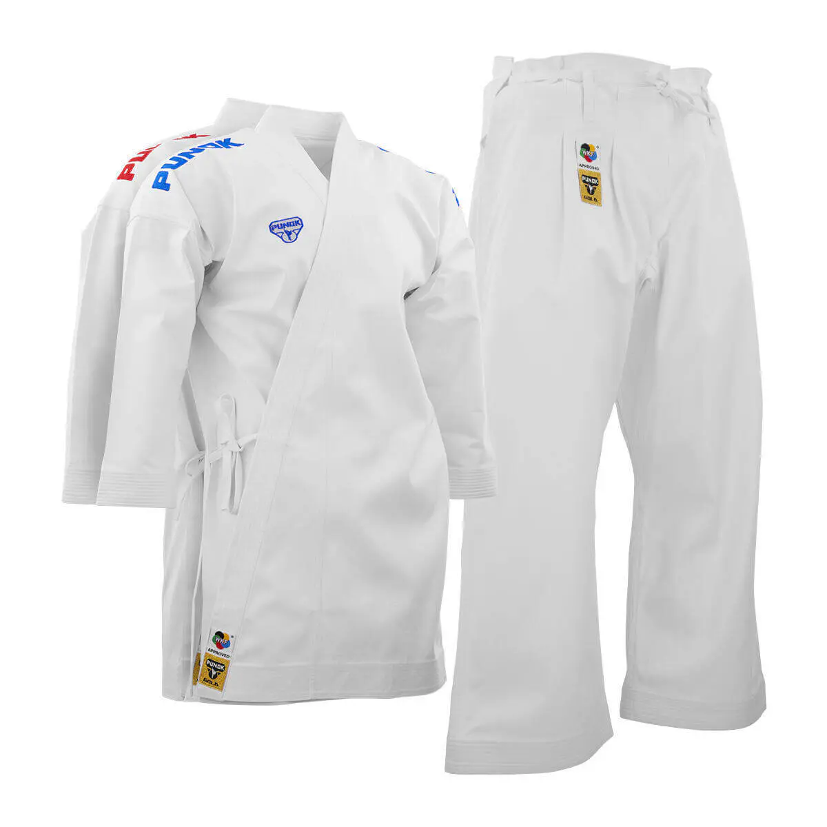 Kimono Karate PUNOK WKF Competition Gold Kata 3 pieces
