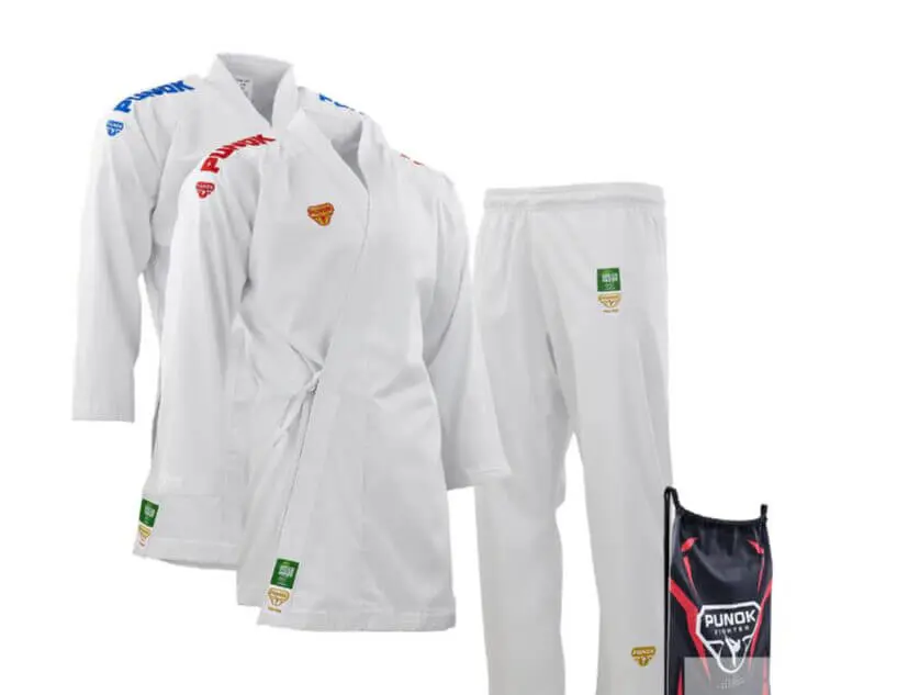 Kimono Karate PUNOK WKF Competition Kumite - Takyon Set 3 pieces 3 Kimono Karate PUNOK WKF Competition Kumite - Takyon Set 3 pieces