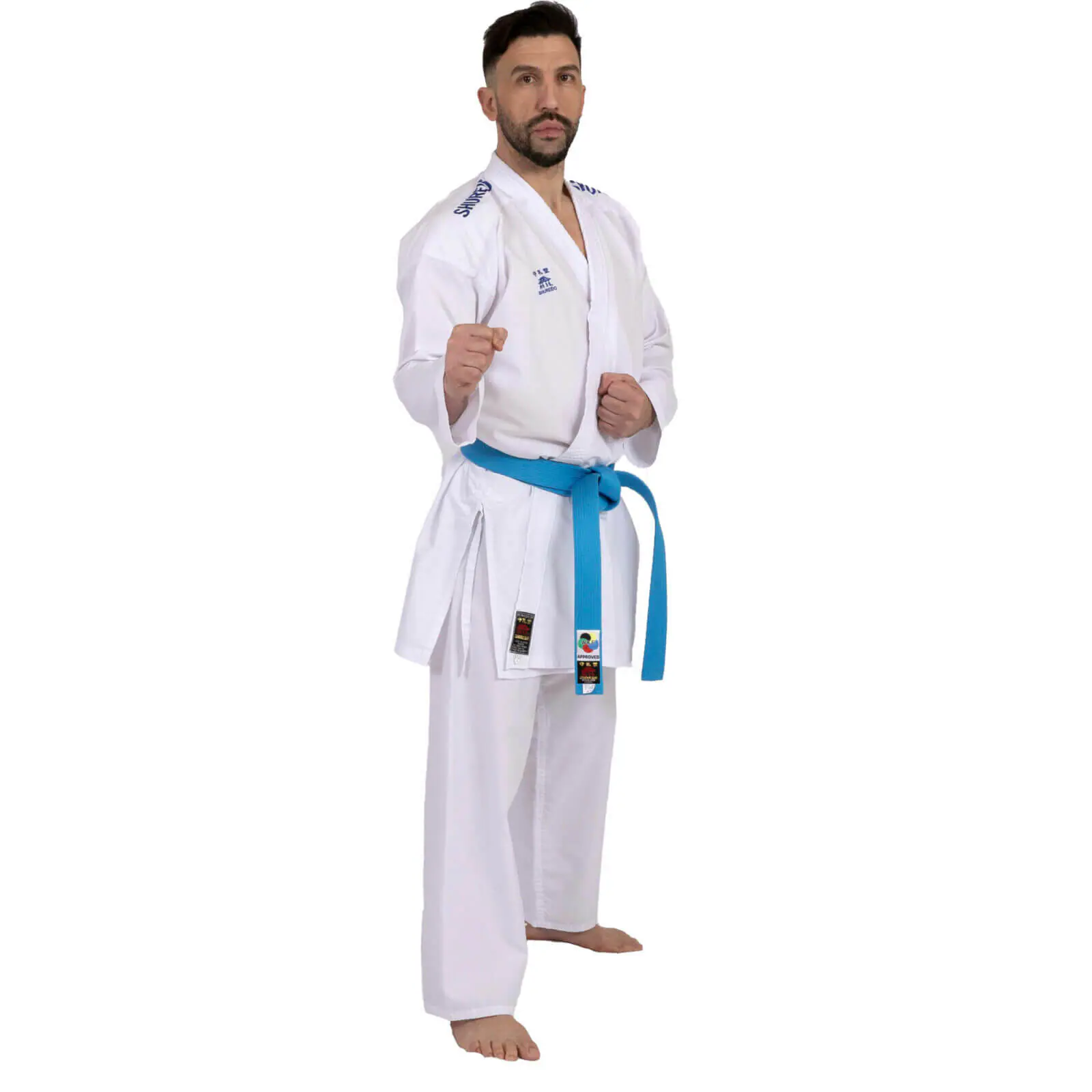 kimono-karate-set-shureido-blue-waza-wkf