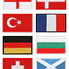 Velcro patches for Tokaido bags - Country