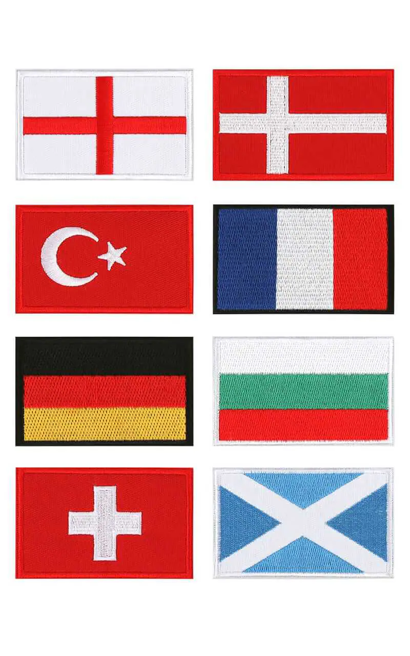 Velcro patches for Tokaido bags - Country