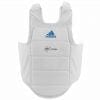 Karate bib Adidas Body Protector WKF - White - for competition. Model ADIP03