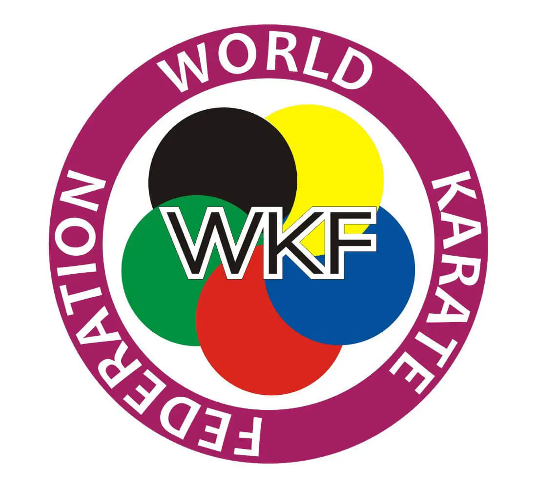 karate-front-white-homologist-wkf-logo