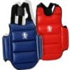 BUDO-FIGHT reversible Karate breastplate blue or red