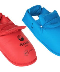 foot protector-karate-tokaido-red-blue-wkf-new