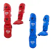 Karate Punok shin and foot protector - blue or red - WKF