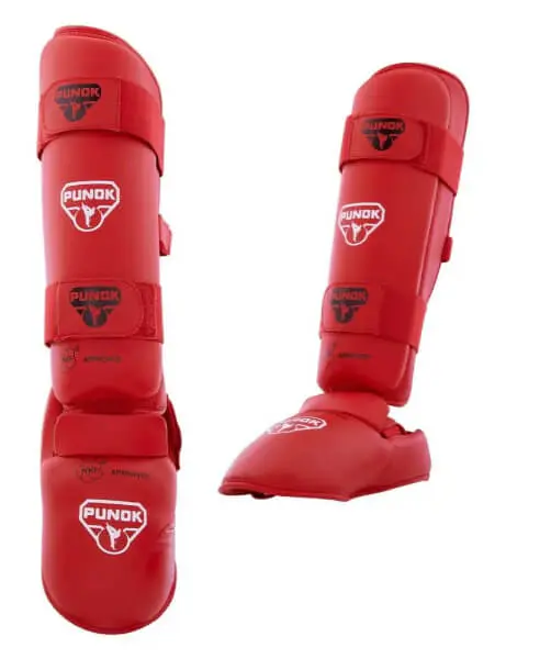 shin-and-karate-foot-protectors-punok-red-wkf