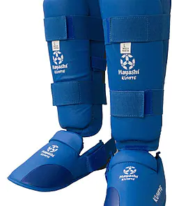 Hayashi Karate shin and foot guards