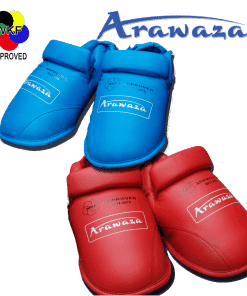 ARAWAZA Karate foot guards blue or red - WKF