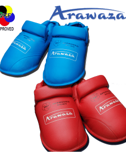 ARAWAZA Karate foot guards blue or red - WKF