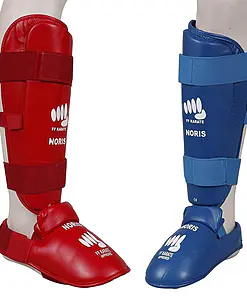 Noris Shin and Foot Protectors - blue or red - FFK
