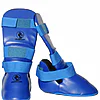 Karate Contact Shin and Foot Protectors - Budo-Fight - blue or red - Image 2