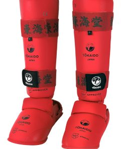TOKAIDO Kanji karate shin and foot protectors WKF Approved