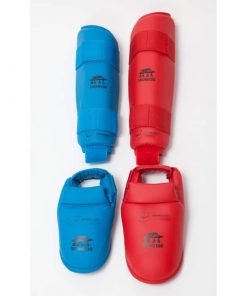 Shureido Shin and Foot Protectors - blue or red - WKF APPROVED