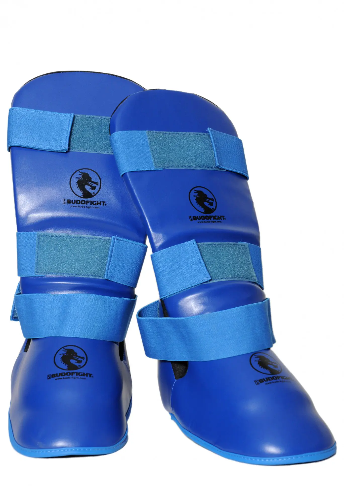 Karate Contact Shin and Foot Protectors - Budo-Fight - blue or red - Image 7