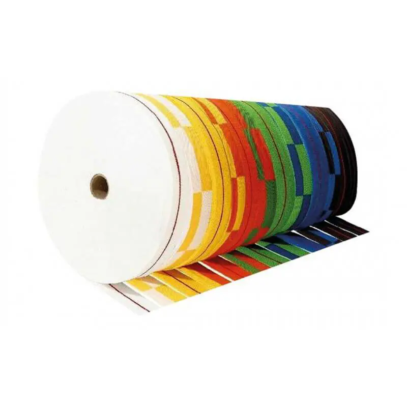 Bicolor Karate Belt Roller