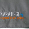 Embroidered microfiber towel Karate-Gi - 120 x 70 cm 6 towel-microfiber-120x70-gray-karate-gi-detail-broderie