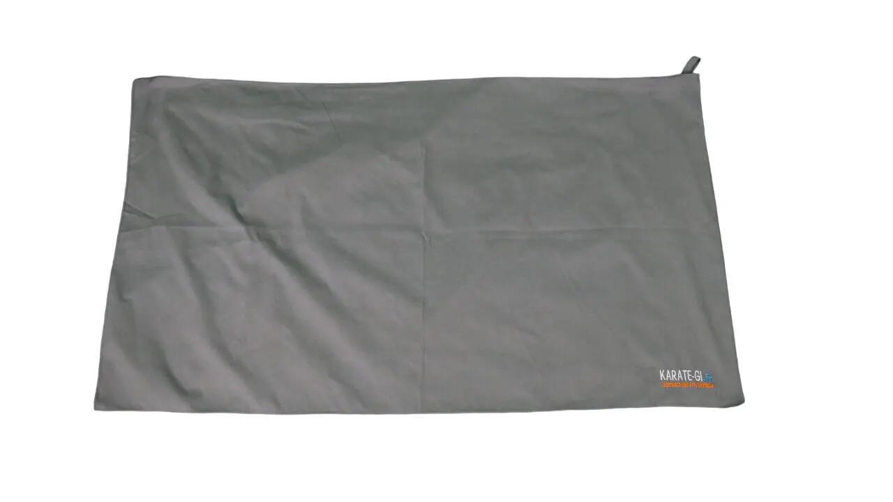 towel-microfiber-120x70- grey-karate-gi-flat
