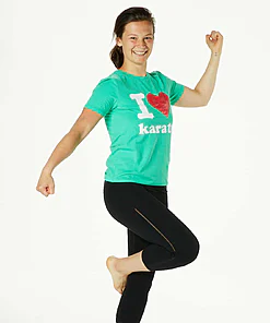 I Love Karate Green T-shirt - SEISHIN INTERNATIONAL