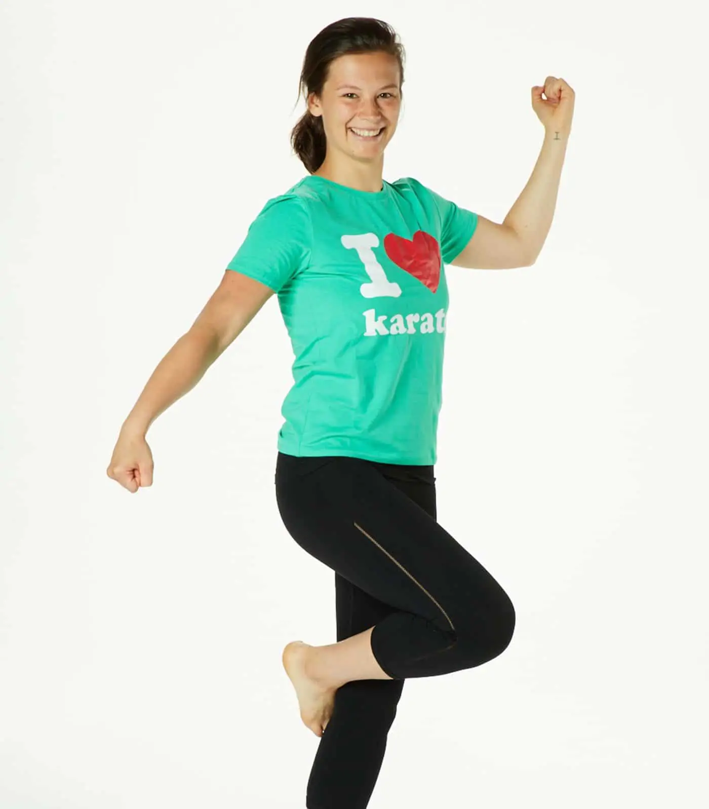I Love Karate Green T-shirt - SEISHIN INTERNATIONAL