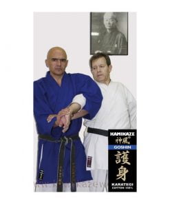 Kamikaze GOSHIN kimono jacket - Blue-arm-clef